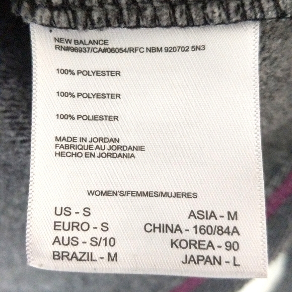 New Balance Dry Pullover Hoodie Long Sleeve Gray Small - Picture 10 of 12